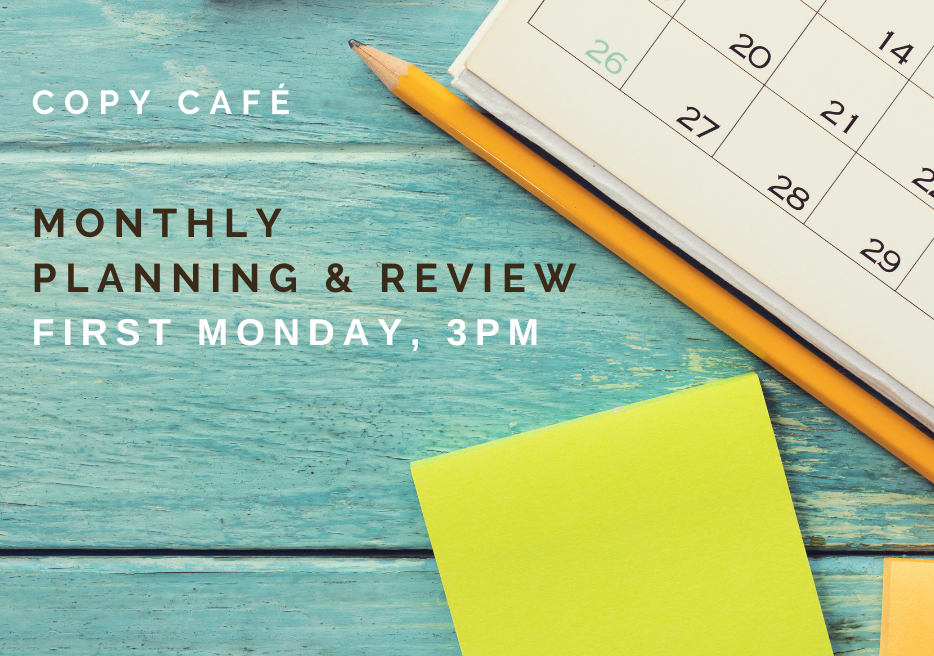 Monthly Planning & Review Call